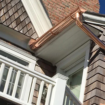 copper gutter installation North Patchogue ny